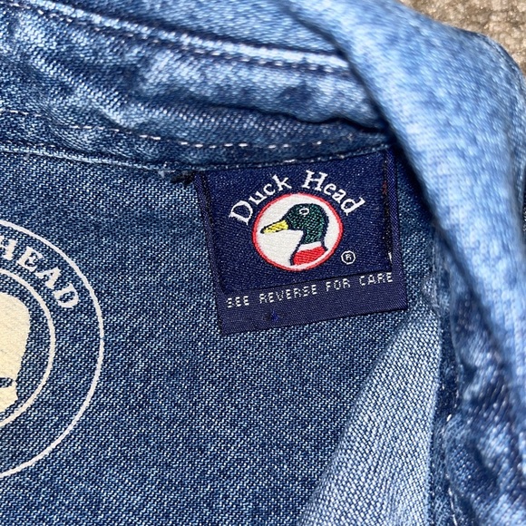 Vintage Duck Head Indigo Denim Shirt Such Amazing Quality Item, (8-10) - Picture 5 of 8